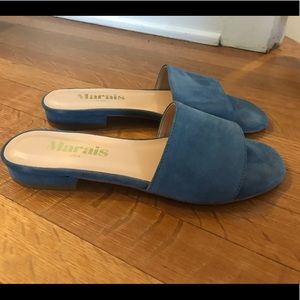 Brand new in box Marais slide blue size 7